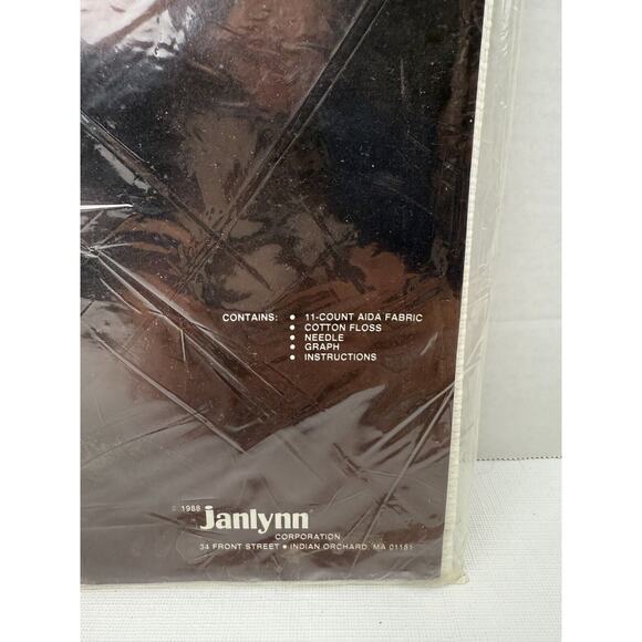 Janlynn Counted Cross Stitch Kit 50-528 Cats 1988 New Old Stock - Picture 4 of 5
